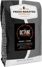 Fresh Roasted Coffee, Octane, 2 lb (32 oz), Dark Roast, Kosher, Whole Bean