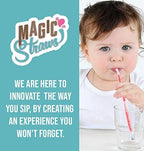 Milk Magic Milk Flavoring Straws, 4-Pack Bundle (16 Milk Straws) Unicorn Kisses, Strawberry Banana, Birthday Cake, Cinnamon Roll Cereal Straws