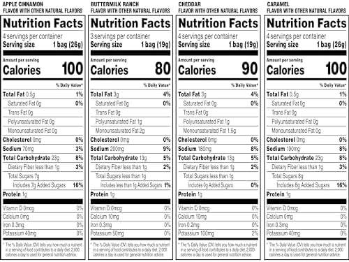 Quaker Rice Crisps, 4 Flavor Sweet and Savory Variety Mix, 15 count