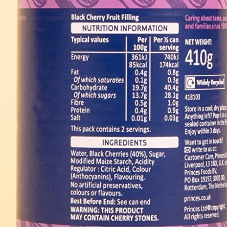 Princes Fruit Filling Black Cherry (410g)