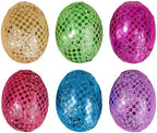 Madelaine Crispy Milk Chocolate Candy Easter Eggs - 36 Foil-Wrapped Treats for Easter Egg Hunts, Basket Fillers, and Festive Celebrations - Premium Quality, Vibrant Colors