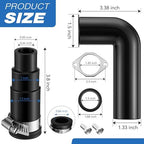 Saillong Dishwasher Drain Hose Adapter & Garbage Disposal Drain Elbow Kit, Compatible with Insinkerator Garbage Disposals, Leak Proof Upgraded Drain System, Essential Replacement Parts Included