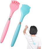 WUBAYI 2Pcs Back Scratchers, Portable Expandable Back Scratchers, Non-Slip Handheld Massager, with Telescopic Handle for Tickling Massage of Head, Back, Legs and Other Body Parts