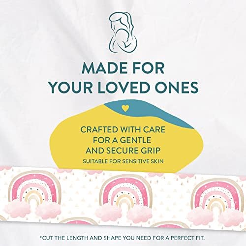 A Simple Patch Nasogastric or Oxygen Tube precut Adhesive Tape Rainbows Mix Lengths x 3