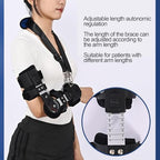 PopieL Elbow Joint Protective Gear Adjustable Elbow Brace Fracture Side Ligament Fixation Bracket Elbow Splint Immobilizer, One Size,right