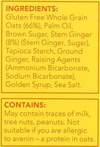 NAIRNS Oats & Stem Ginger Biscuit Cookies, 5.64 OZ