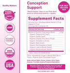 Pink Stork Organic Fertility Tea for Women | Fertility Supplements for Women with Chaste Tree Berry (Vitex) + Red Raspberry Leaf | Hormone Balance Herbal Tea for Conception Support | USDA Organic, Caffeine Free - Mixed Berry, 15 Sachets