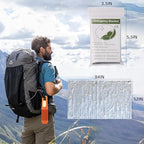 4 Pack Emergency Blanket, Premium Mylar Bankets, Thermal Blanket for Camping, Space Blankets Survival, Foil Blankets for Warmth, Heat Reflective Blanket for Outdoors, Hiking, Marathons, First Aid