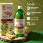 Krishna's Special Amla High Fiber Juice - 1000 ml | Fresh cold pressed Amla Juice | Helps Boosts Skin and Hair Health | Helps Detox | Rich in Vitamin C | Natural Immunity Booster