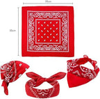 6Pcs Halloween Men's Costume, Men's Comedy Costume, Funny Cosplay Costume Accessories with Glasses, Red Bandana and Beanie hat, Red Y-Shape Suspender, Fake Mustache, for Cosplay Dress Up Party