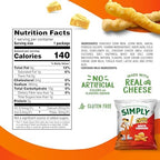 Simply, Cheetos Crunchy White Cheddar, 0.875 Ounce (Pack of 36)