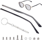 AHANDMAKER Eyeglass Replacement Arm Metal Glasses Replacement Temple Eyewear Frame Temple for Glasses