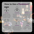 SUNYIK Stone Merkaba Star Pendulum, Crystal Point Healing Reiki Dowsing Wicca Divination Tool