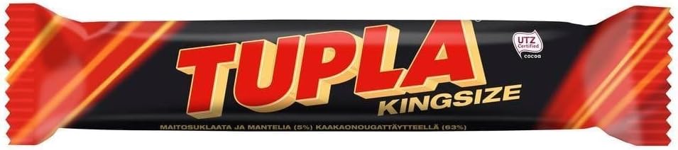 3 Bars x 85g of Leaf Tupla King Size Milk Chocolate (Finland)