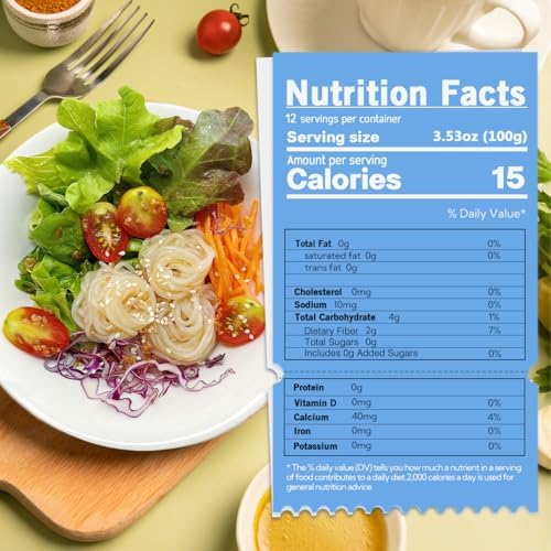 MOKI Odor-Free Konjac Noodles, 12 Pack - Authentic Thai Keto Pasta, Low Carb & Calorie Shirataki Spaghetti Alternative, Gluten-Free, Vegan, Zero Sugar, Ready to Eat, No Fishy Smell, Ideal for Weight Loss & Diabetic Diet (Drained weight 3.53 oz Each)