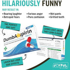 Joyful Clan DumbAs*pirin Jelly Beans Gag Gift – Funny Birthday Gift for Men & Women – Hilarious Prank Pill Box – Stocking Stuffer, Secret Santa, White Elephant Joke for Coworkers, Him or Her