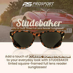 proSPORT Reading Sunglass Readers No Line Full Lens Men Women Smoke | Brown |Black |Tortoise Frame NOT BIFOCAL