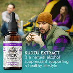 Kudzu Extract – Kudzu Root Organic Supplement- Natural Kudzu Plant - Kudzu Root Extract - Non-Alcohol Supplement - Made in USA – 2 oz