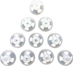 Hearing Aid Ear Piece Open Domes 9mm 10-Pack Comfortable PSAP (Personal Sound Amplifiers Product) Kit Ear Tips Invisible, Perfect for Open Air (Open fit), Except for RIC