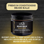 Mountaineer Brand Natural Beard Balm with Original Scent | Scents Inspired by Nature | Beard Butter for Men | Leave in Condidtioner | Hydrates, Softens and Tames | Made in West Virginia | 2oz