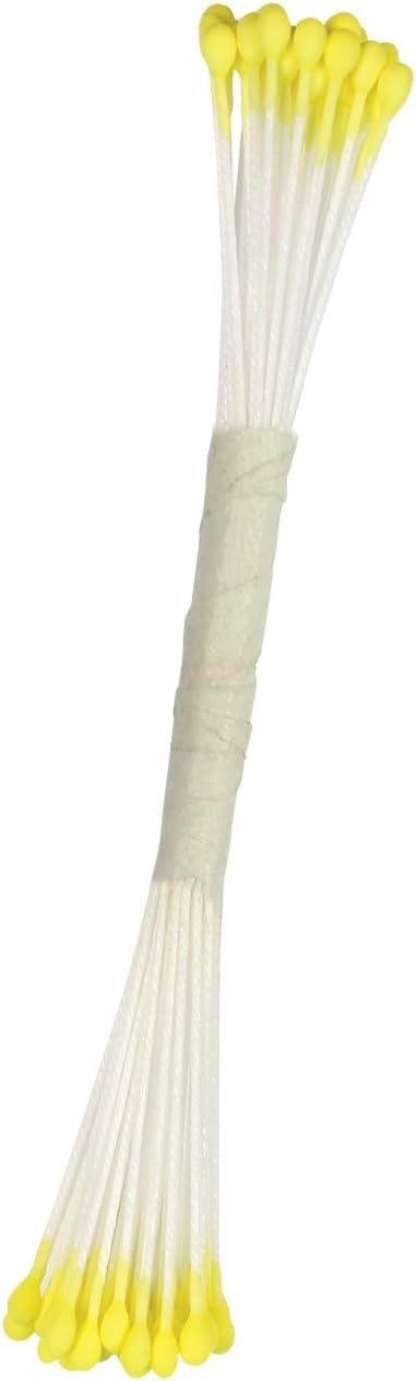 PME Stamens for Sugar Flowers Large Pearl Lemon Yellow (Pack of 50)