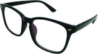 Oversize Computer Reading Glasses Everyday Use Mens Womens +2.75 Black Frame Readers Eyewear