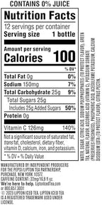 Lipton Green Tea Citrus, 16.9 Fl Oz Bottles (Pack of 12)