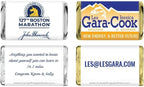 100 Personalized Miniature Candy Bar Wrappers (100 Mini Wrappers Only)