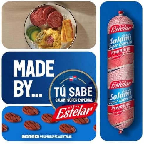 Salami Super Especial Estelar 2 Pack (2 lb each)– Authentic Dominican Salami