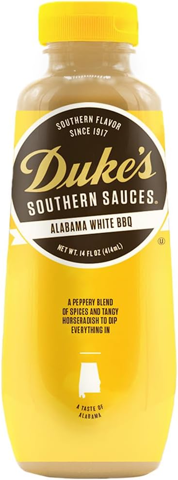 Duke’s Alabama Style White Southern Dipping Sauce - Tangy Vinegar & Horseradish, 14 Ounce (Pack of 1)