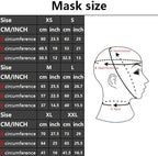 DORFEI Latex Hood Unisex Latex Party Mask Open for The Nose and Chin Latex Rubber Mask Costume