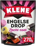 Klene Engelse Drop I English All Sorts Soft and Sweet Licorice Mix I 270g 9.5 ounce
