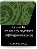 Buddha Teas - Horsetail - Organic Herbal Tea - For Cognitive Balance & Overall Health - With Antioxidants, B Vitamins & Silica - Caffeine Free - 100% Kosher & Non-GMO - 18 Tea Bags (Pack of 1)