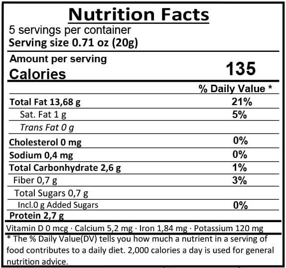 Cerez Pazari World Famous Mediterranean Turkish Pine Nuts, Premium Quality Cam Fistigi, Unsalted Pine Nuts, Natural, Raw, Non-GMO, Resealable Bag, 4 oz.