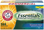 Arm & Hammer Essentials Fabric Softener Sheets-Mountain Rain-144ct