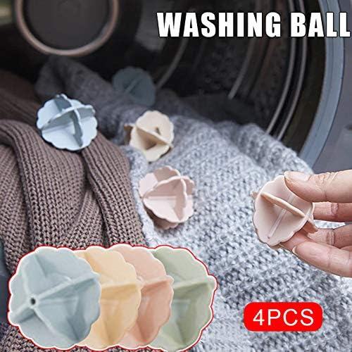 Arinda 4pcs Anti-Winding Washing Machine Ball Anti-Entanglement Laundry Ball for Machine Washing (Random Color)