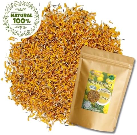 Hida Beauty Dried Premium Marigold Flower 1.76 Ounce