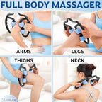 COZLOW Dual Sided Muscle Roller - Cellulite Massager for Arms and Legs - Flexible Massage Tool - Effective Sculpting Massage for Thighs, Butt