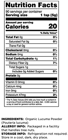 Terrasoul Superfoods Organic Lucuma Powder, 2 Lbs (2 Pack)