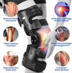 OA Knee Brace, Unloader Knee Brace for Osteoarthritis & Arthritis Pain Relief - Medial & Lateral Knee Stabilizer Support for Bone on Bone Joint, Meniscus Tears and Degeneration