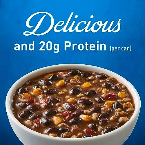 Progresso Southwest-Style Black Bean Protein Soup, Vegetarian, 18.5 oz. (Pack of 12)