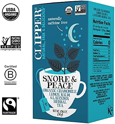 Clipper Tea Snore & Peace Org - 1.060 Ounce