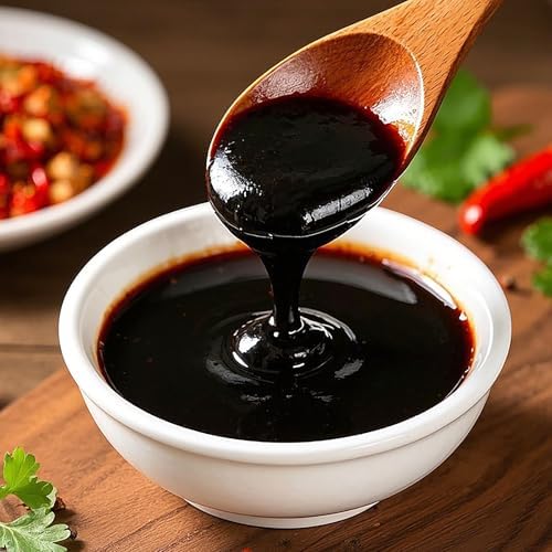 Sweet Bean Sauce- stir-fry sauce Sichuan Sweet Seasoning for Cooking, Pancakes, Salads (1 Can) 300g/10.58oz甜面酱
