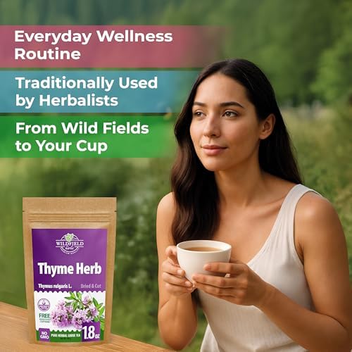 1.8 oz. Thyme Tea Thyme Leaves Tyme Herb Tea (Thymi Serpiylli Herba) - 50g Thymus Serpyllum Herb