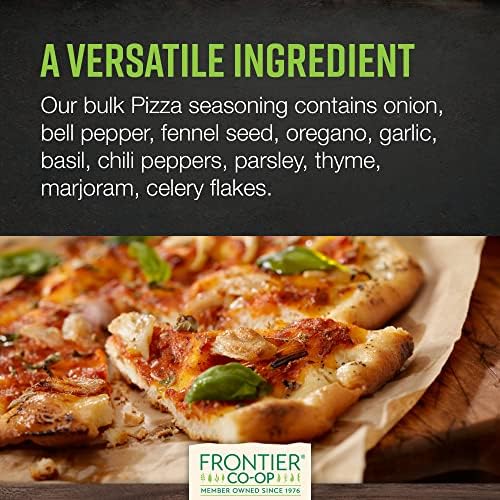 Frontier Co-op Pizza Seasoning, 1lb Bulk Bag – Natural Pizza Seasoning Spice Blend, Perfect Pizza Spice for Homemade Pizzas, Pasta & Italian Dishes