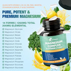 ZMA Supplement - Ultra Magnesium Zinc Vitamin D3 K2 C B6 & Inositol, with Magnesium Glycinate, Malate, Citrate, 23-in-1 Advanced Synergistic Formula for Sleep, Bone, Heart & Immune Support, 120 Caps
