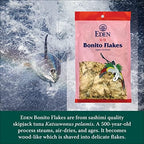 Eden Japanese Bonito Flakes, Shaved Skipjack Tuna, Katsuobushi 鰹節, Traditionally Aged and Dried, Hardwood Smoked, Make Dashi and Miso Soup, 1.05 oz (2-Pack)