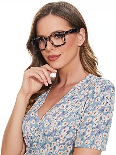 Oprah Style Reading Glasses for Women Men Blue Light Blocking Readers