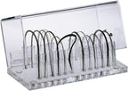 Professional Use Clear Acrylic Orthodontic Archwire Holder Organizer Box with Lid Dental Supply Arch Wire Organizer