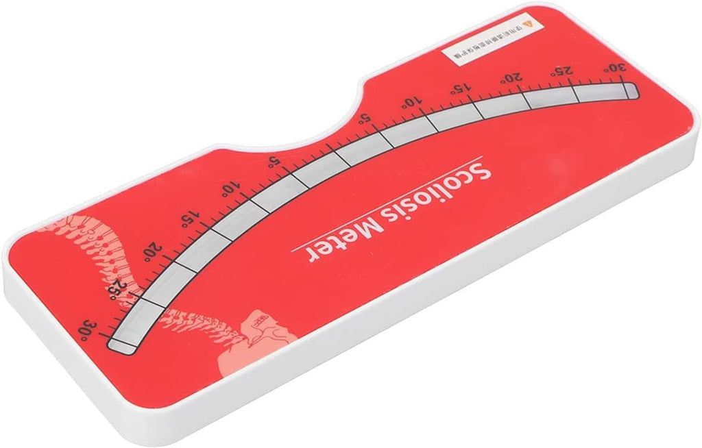 Pocket Scoliometer Medical Measuring Device, for Measuring S Alignment Back Spine Alignment Medical Evaluation Measuring